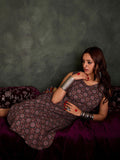 Indo Era Floral Printed V-Neck Pure Cotton Straight Kurta With Salwar - Distacart