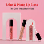 Swiss Beauty Shine & Plump Lipgloss - 2 Nude - Distacart
