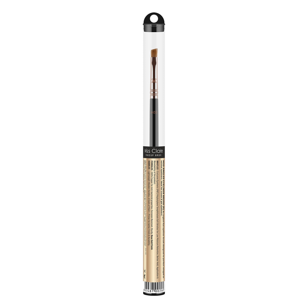 Miss Claire M33 - Angled Eyeliner Brush (S) - Rose Gold