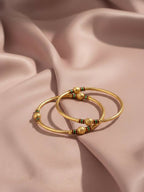 NVR Women Set of 2 Gold Plated Meenakari Kada Bangle - Distacart