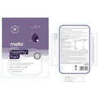 Wellbeing Nutrition Melts Healthy Hair & Hair Fall Control Strips Combo - Distacart