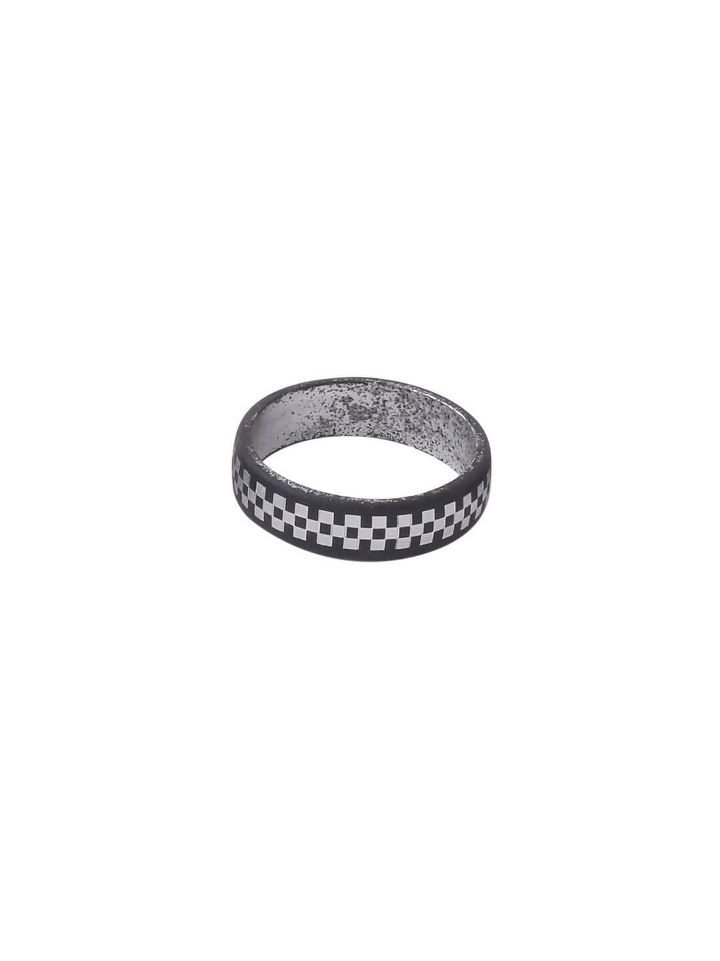 NVR Men's Black Metal Ring