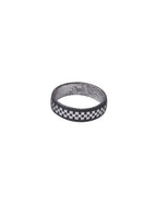 NVR Men's Black Metal Ring