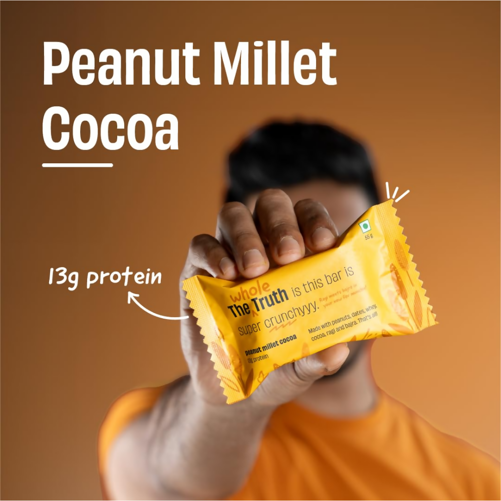 The Whole Truth Protein Bars - Assorted Millet Protein Bar - Distacart