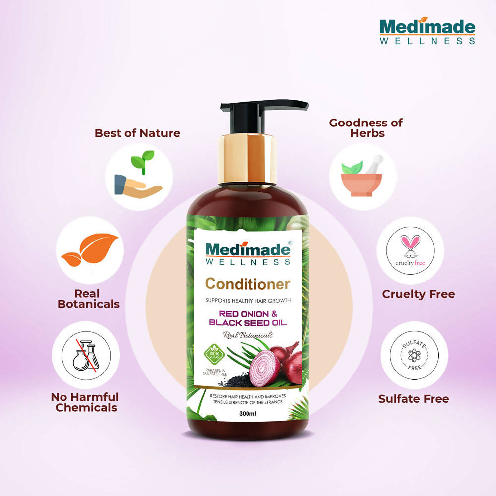 Medimade Wellness Red Onion and Black Seed Hair Conditioner
