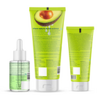 PLIX The Plant Fix Barrier Repair Combo Kit with Avocado Ceramide Moisture Rush Serum, Cleanser & Cream