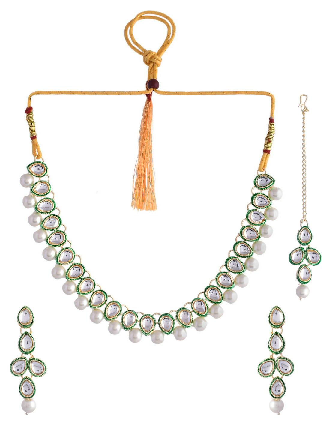VOJ Women Silver Color stainless steel Jewellery Set - Distacart