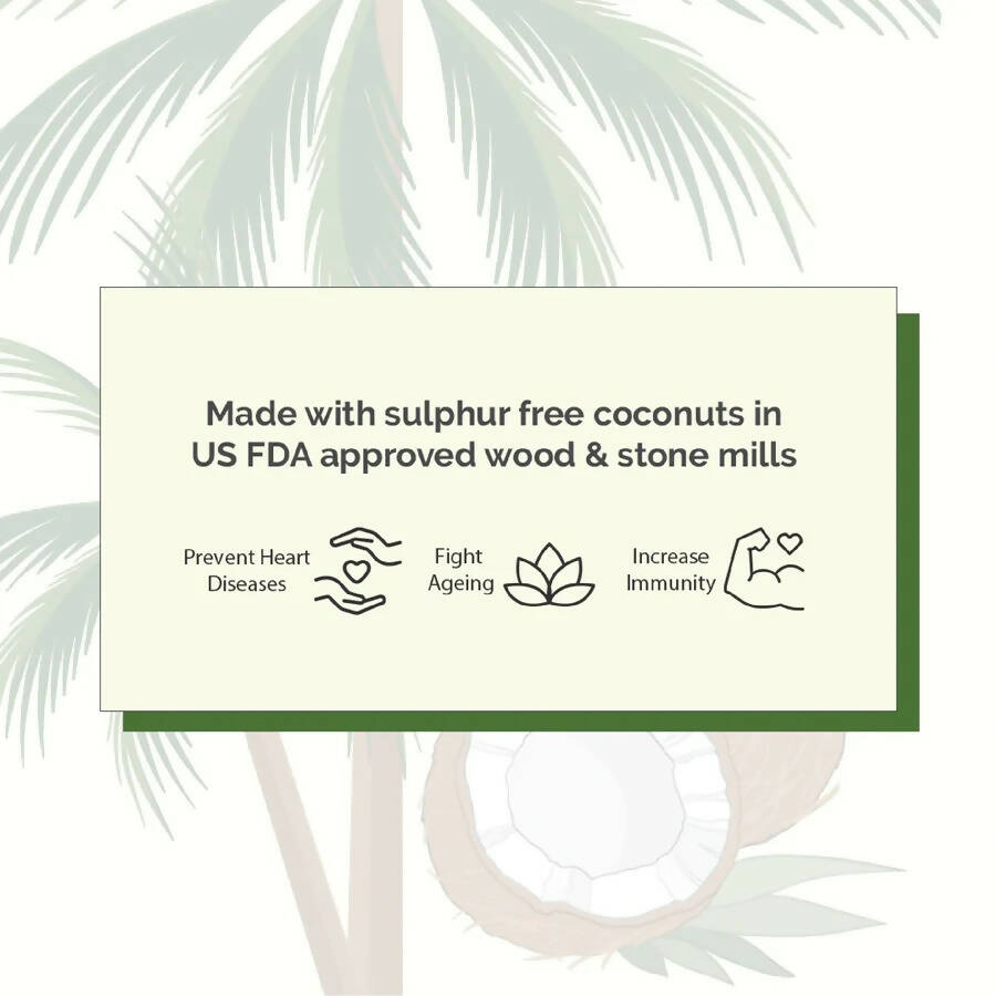 Gramiyaa Wood Cold Pressed Coconut Oil - Distacart