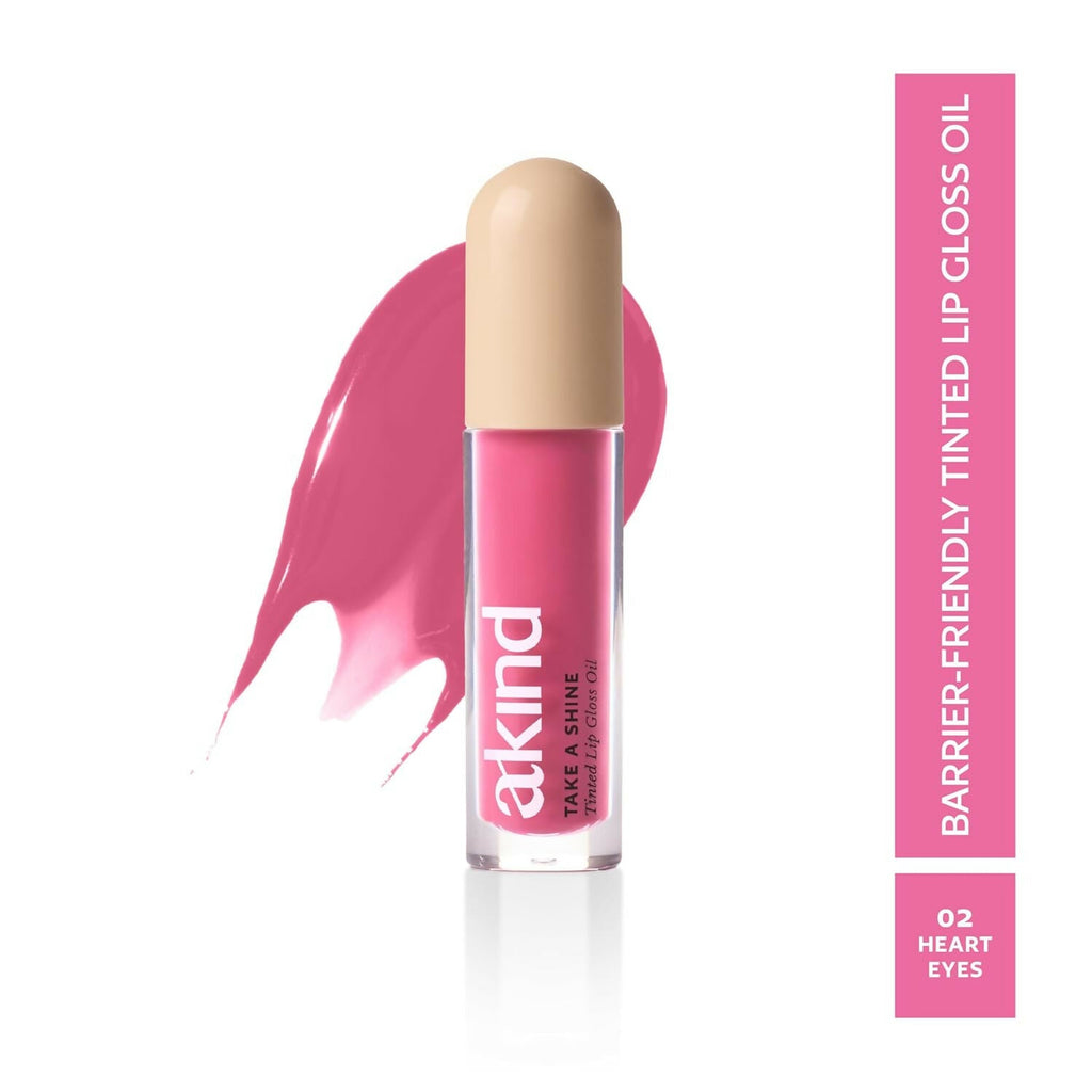 Akind Take A Shine Tinted Lip Gloss Oil - 02 Heart Eyes