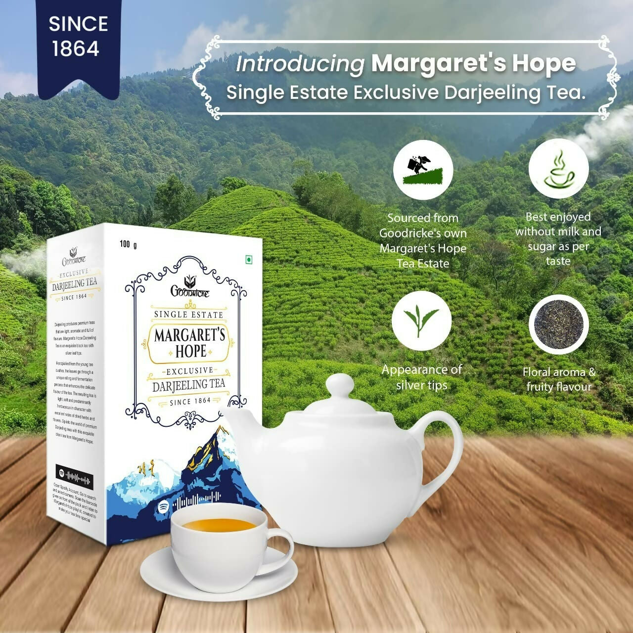 Goodricke Single Estate, Margaret’s Hope - Exclusive Darjeeling Tea
