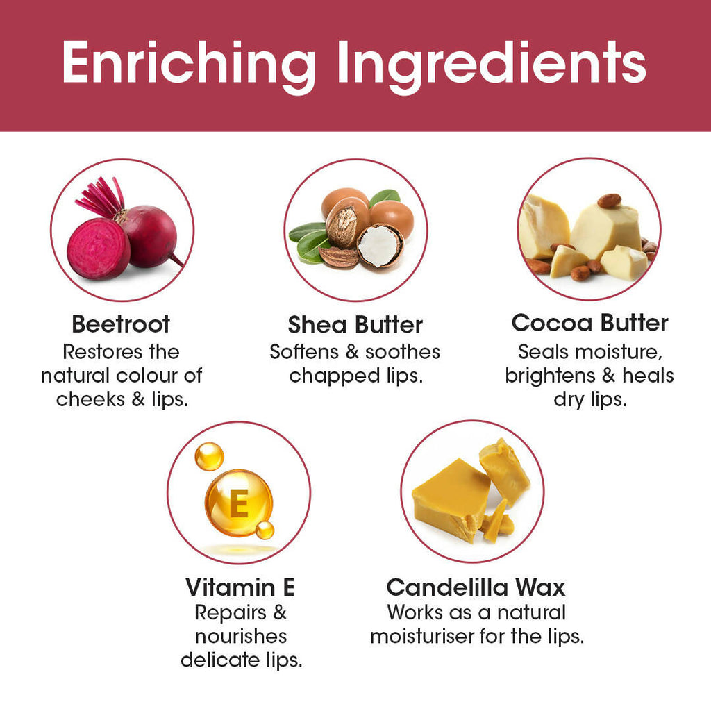 TAC - The Ayurveda Co. Lip, Cheek & Eye Tint with Beetroot Extracts