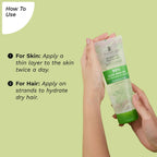 Pilgrim Korean 99% Pure Aloe Vera Gel with Vitamin E & Vitamin B5, Hydrates & Soothes Skin - Korean Skin Care - Distacart