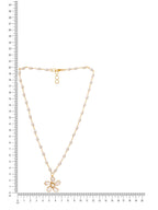 Ruby Raang Gold Flower Kundan Necklace