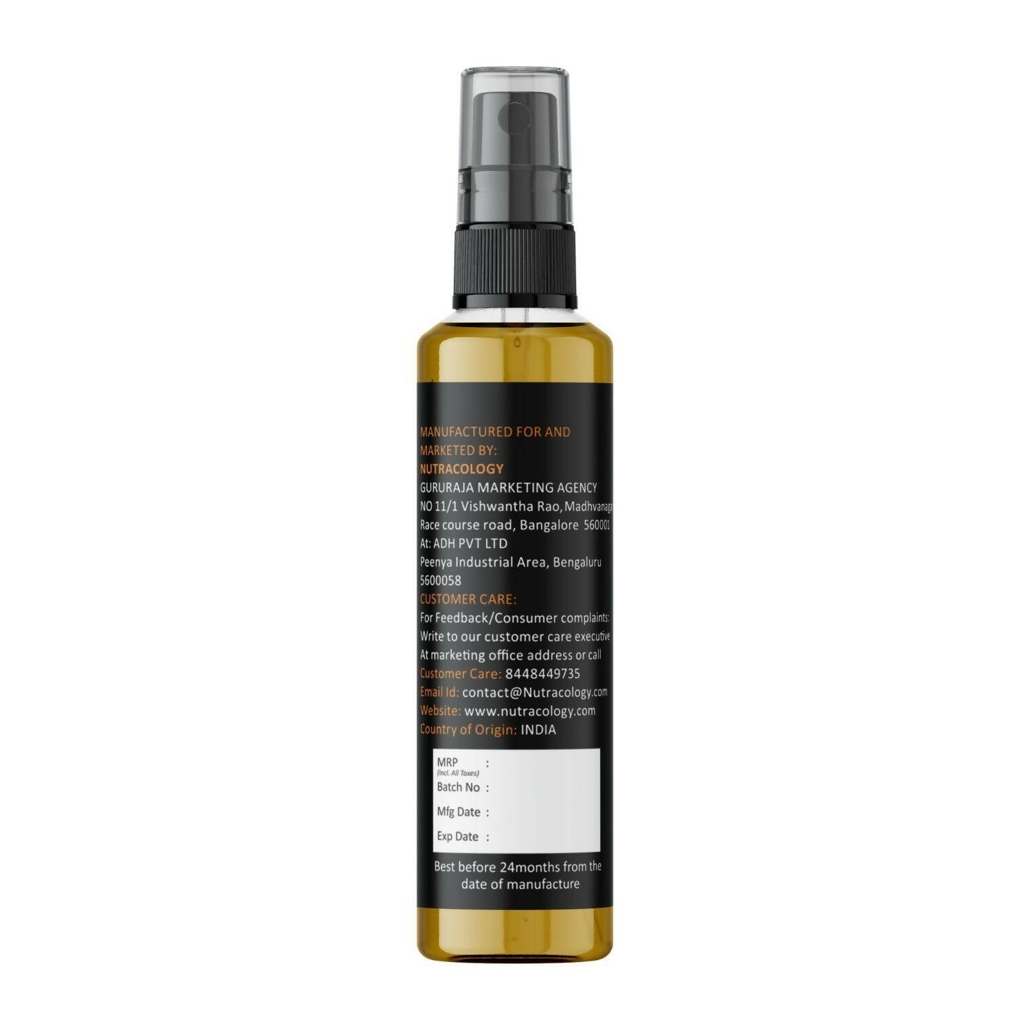 Nutracology Erekt Oil for Strength & Power - Men - Distacart