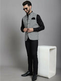 Even Apparels Nehru Jacket With Welt Pockets - Multi