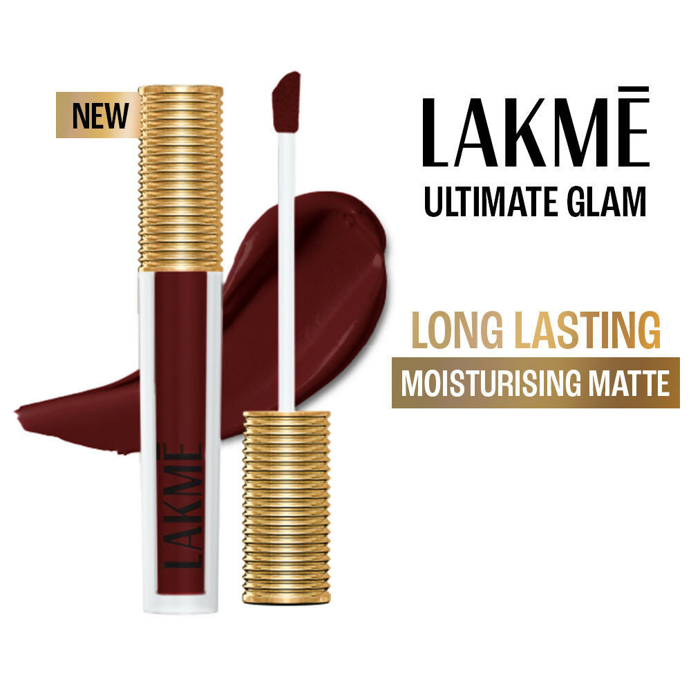 Lakme Ultimate Glam Matte Liquid Lipstick - Red Cherry