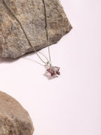 Women's Silver-Toned Purple Silver-Plated Handcrafted Chain - Ruby Raang - Distacart