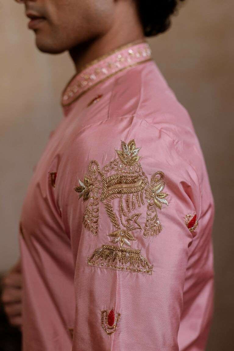 Kanjivaram Pattu Pink Srinivasa Kanjivaram By Hilo Design