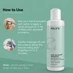 Mars By GHC Anti-Dandruff Shampoo With Aloe Vera & Menthol