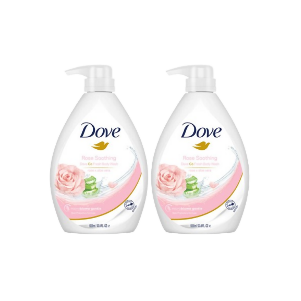 Dove Body Wash- Soothing Rose & Aloe Vera Body