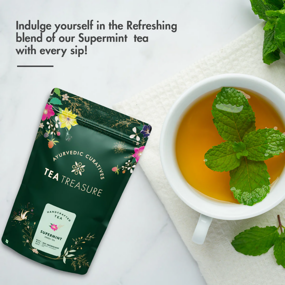 Tea Treasure Loose Leaf Supermint Tea - Distacart