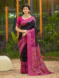 Shree Shyam Fashion Blue Soft Silk Saree - Distacart