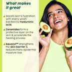 PLIX The Plant Fix Barrier Repair Combo Kit with Avocado Ceramide Moisture Rush Serum, Cleanser & Cream