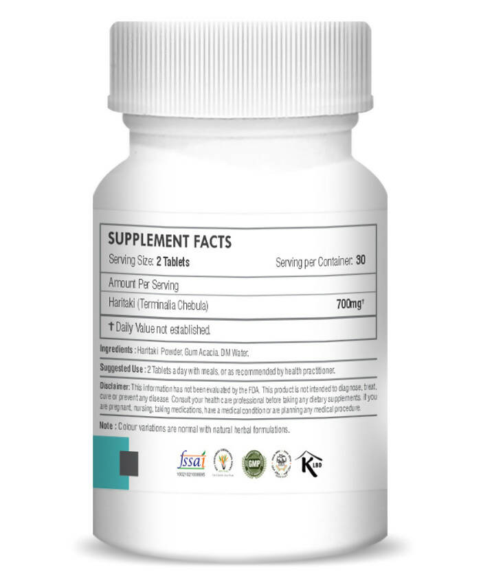 H&C Herbal Haritaki Tablets - Distacart