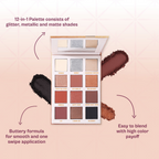 Typsy Beauty Pop Fizz Clink Champagne Eyeshadow Palette