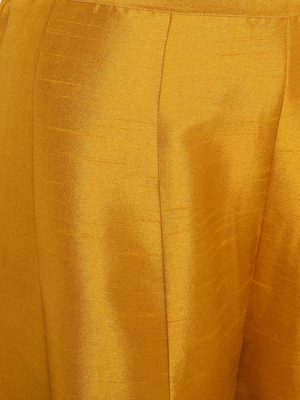 Janasya Mustard Yellow Printed Kurta with Palazzos & Dupatta - Distacart