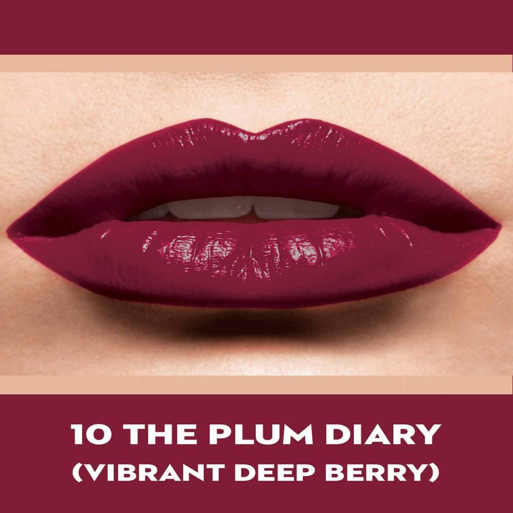 Sugar Never Say Dry Creme Lipstick - The Plum Diary (Vibrant Deep Berry)