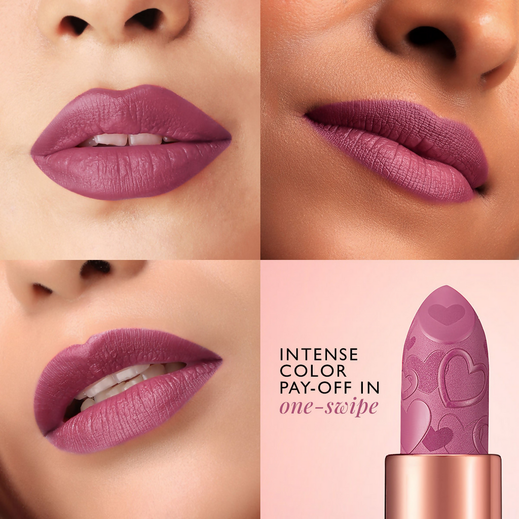 MyGlamm Pout By Karan Johar Intense Matte Plumping Lipstick - Paparazzi Pout