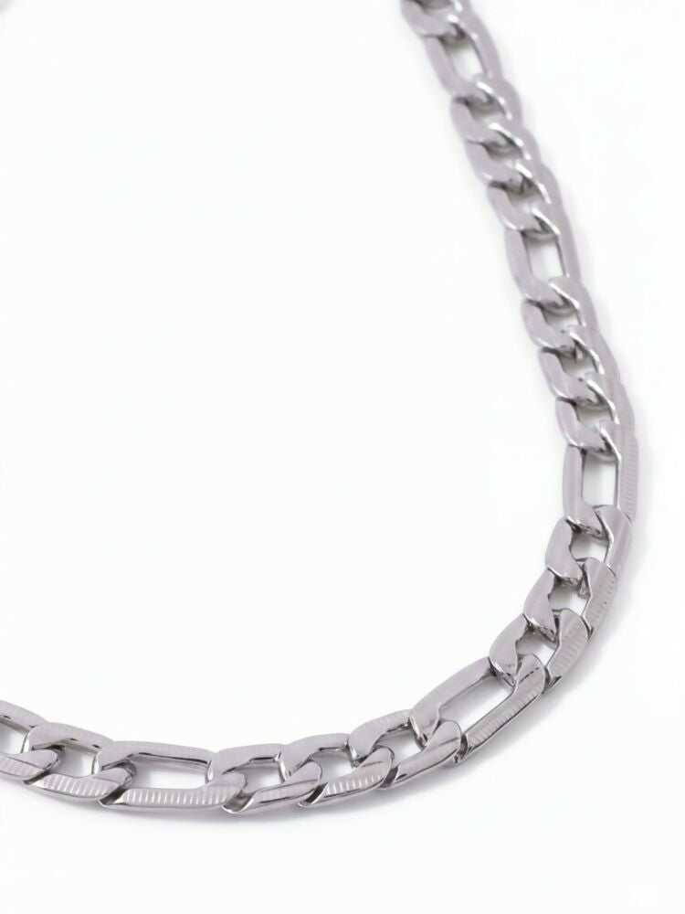 NVR Men's Silver Toned Stainless Steel Chain - Distacart