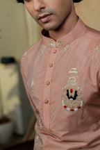 Semi Pattu Copper Balaji Ratna Pattu Set By Hilo Design