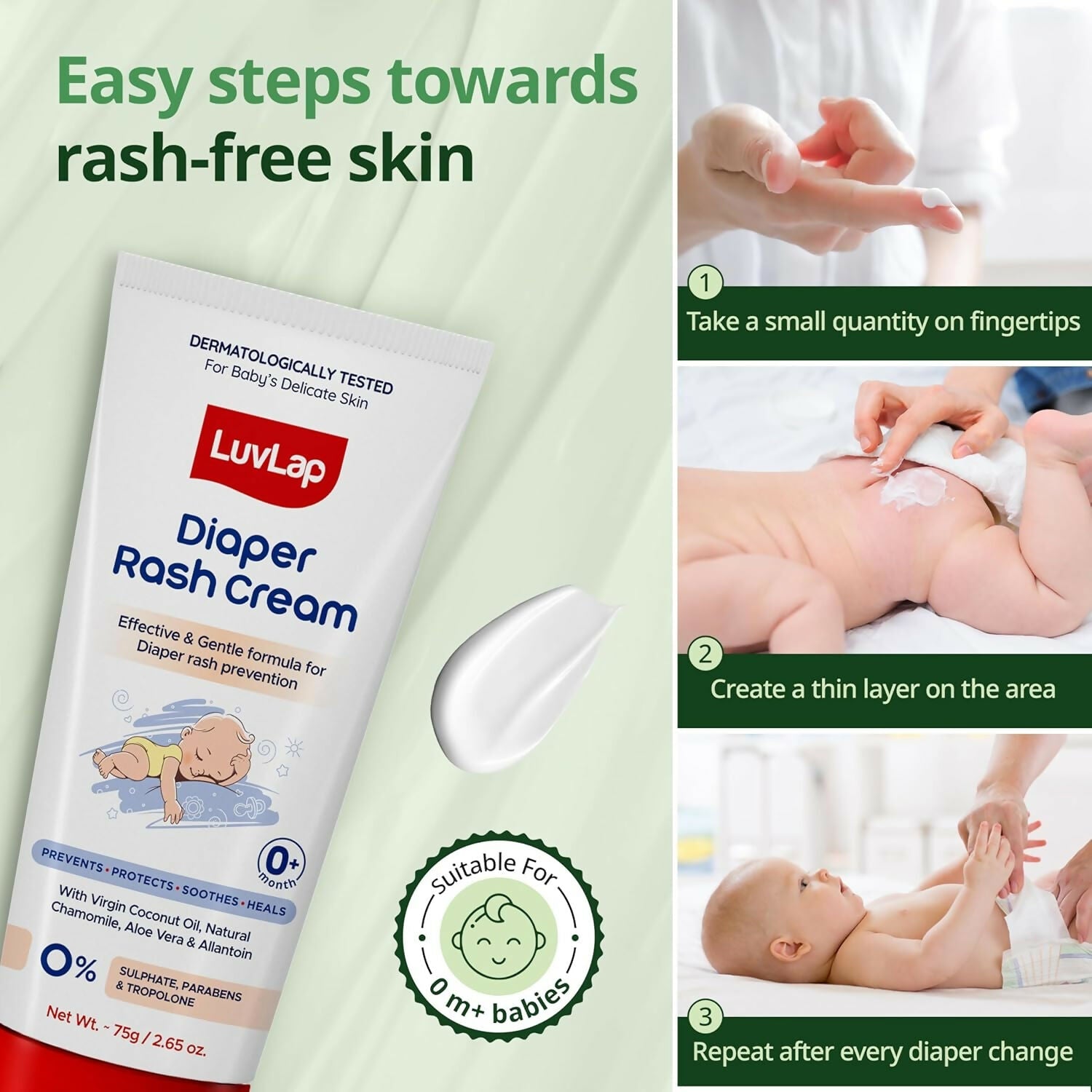 LuvLap Baby Diaper Rash Cream - Distacart