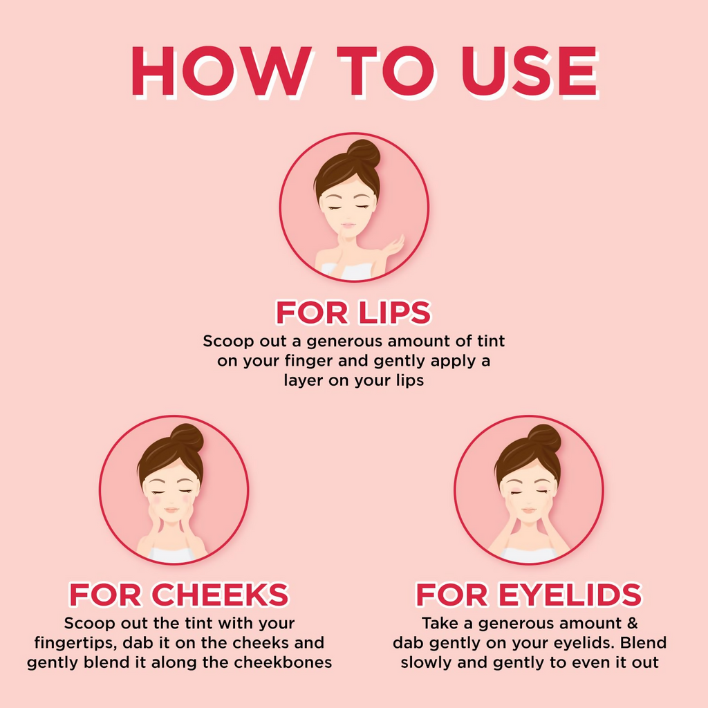 Enn Beauty Pout Lip, Cheek Tint With SPF 10 With Jojoba & Avocado Oil - Passion Pink
