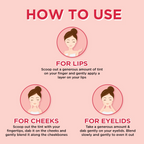 Enn Beauty Pout Lip, Cheek Tint With SPF 10 With Jojoba & Avocado Oil - Passion Pink