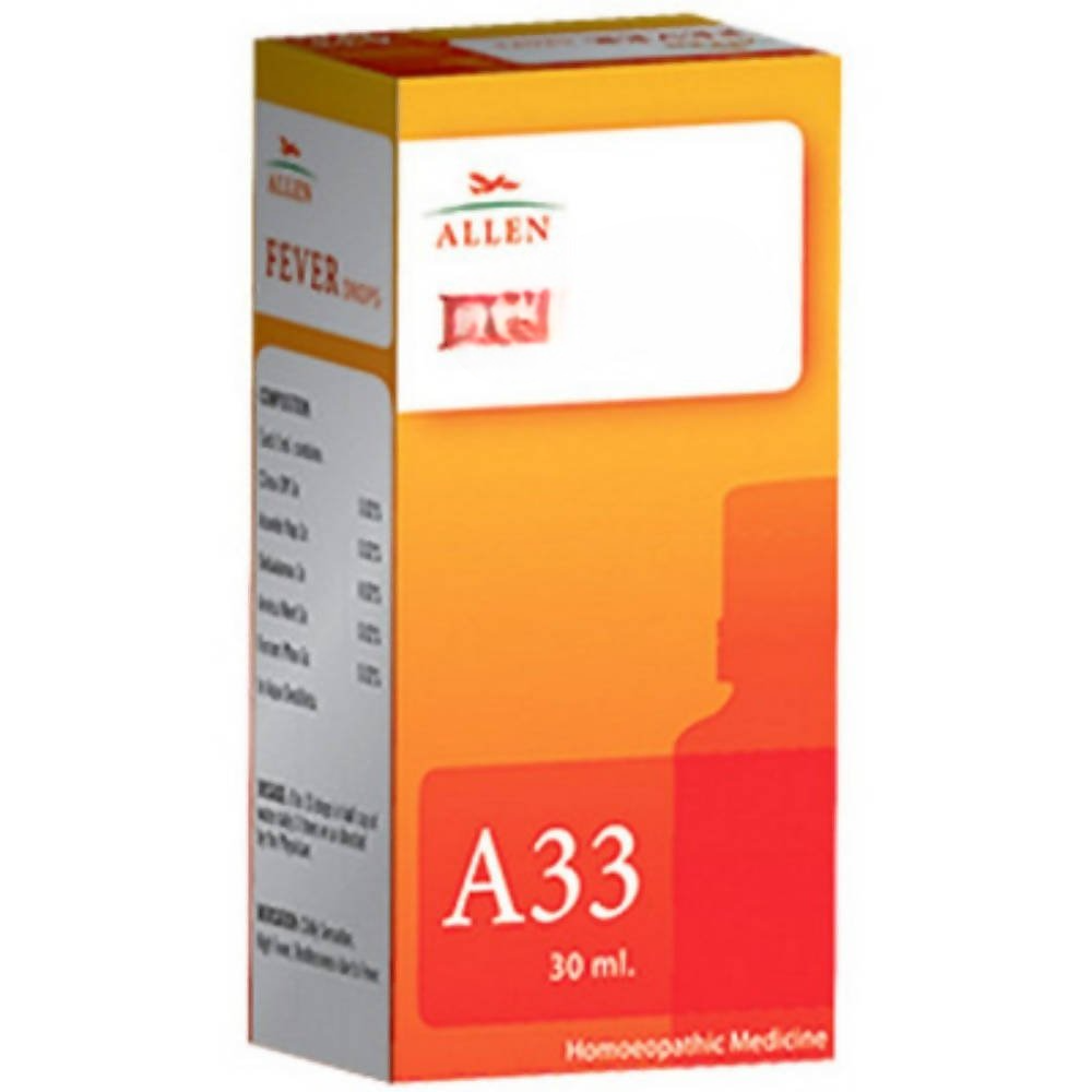 Allen Homeopathy A33 Drops - Distacart