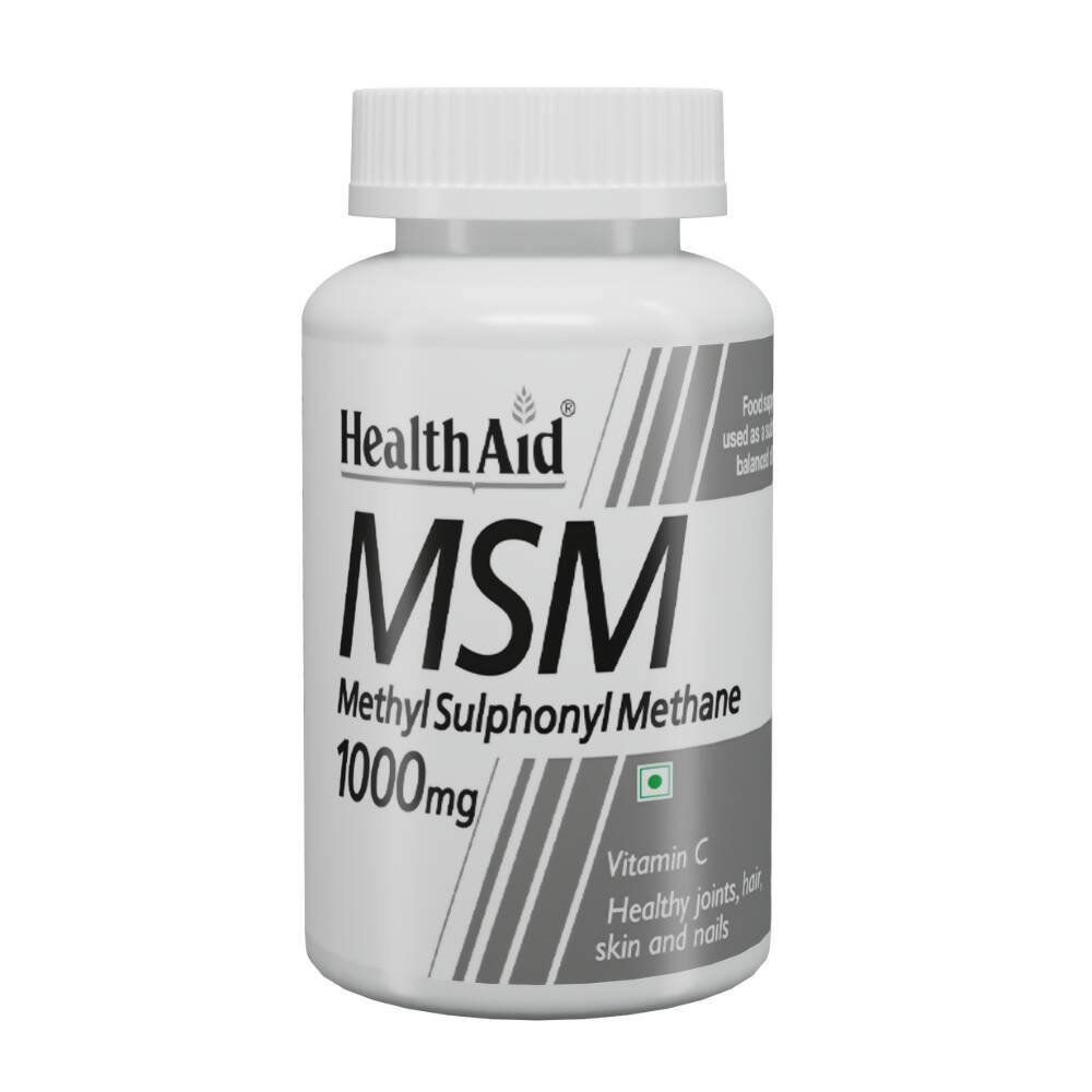 HealthAid MSM 1000 mg Tablets - Distacart