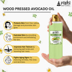 Rishi Natural Avocado Oil Wood Pressed 100% Pure Healthy skin And Hair