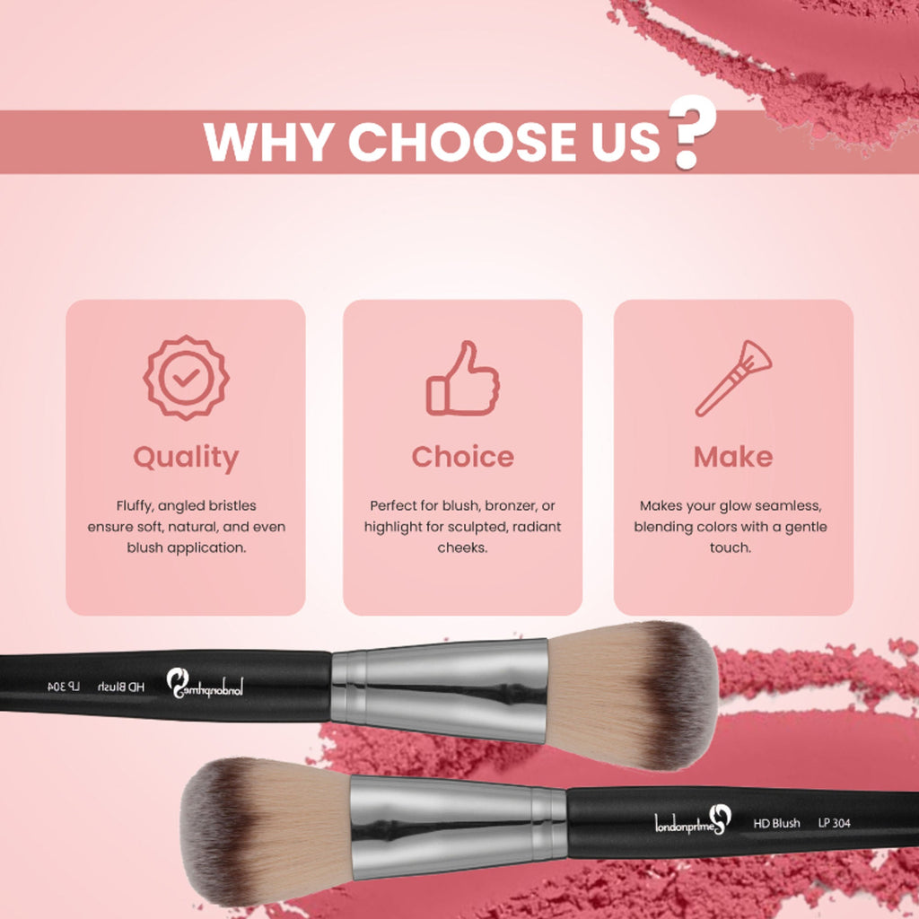London Prime HD Blush Brush-LP304 ( Formerly London Pride Cosmetics )