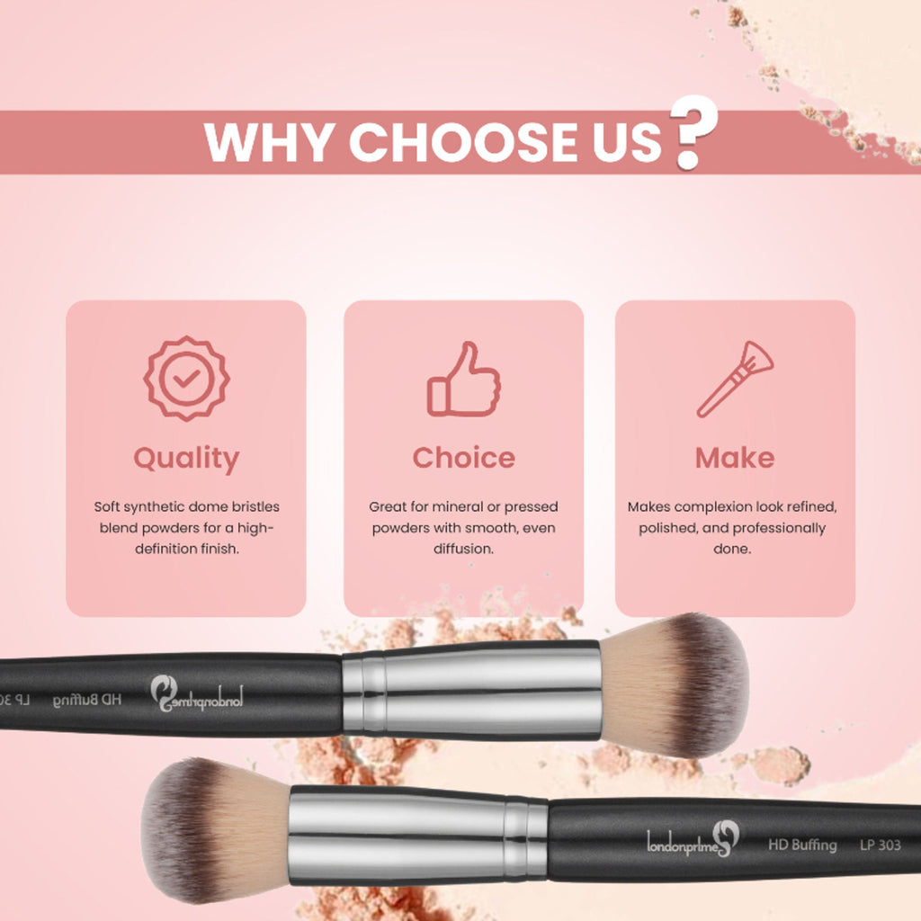 London Prime HD Buffing Brush-LP303 ( Formerly London Pride Cosmetics )