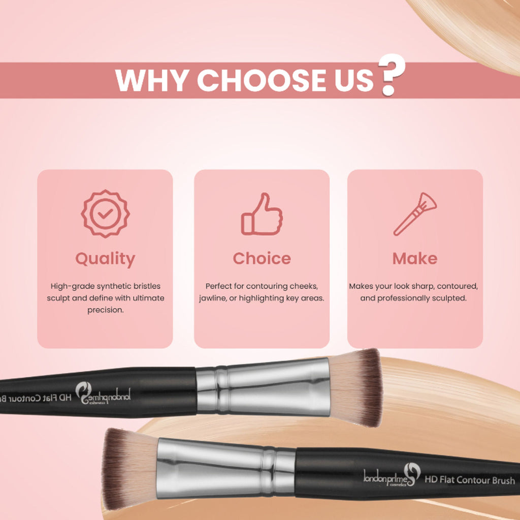 London Prime HD Flat Contour Brush-LP307 ( Formerly London Pride Cosmetics )
