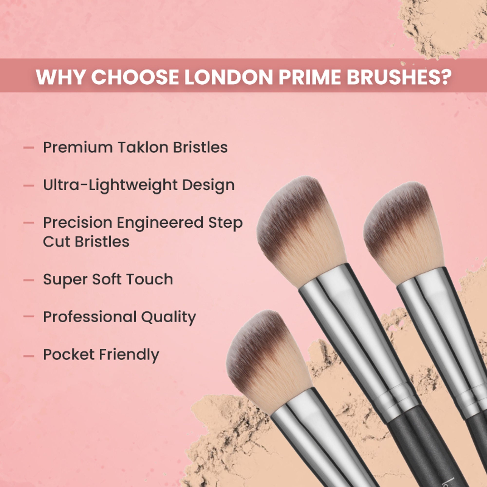 London Prime HD Contour Brush-LP308 ( Formerly London Pride Cosmetics )