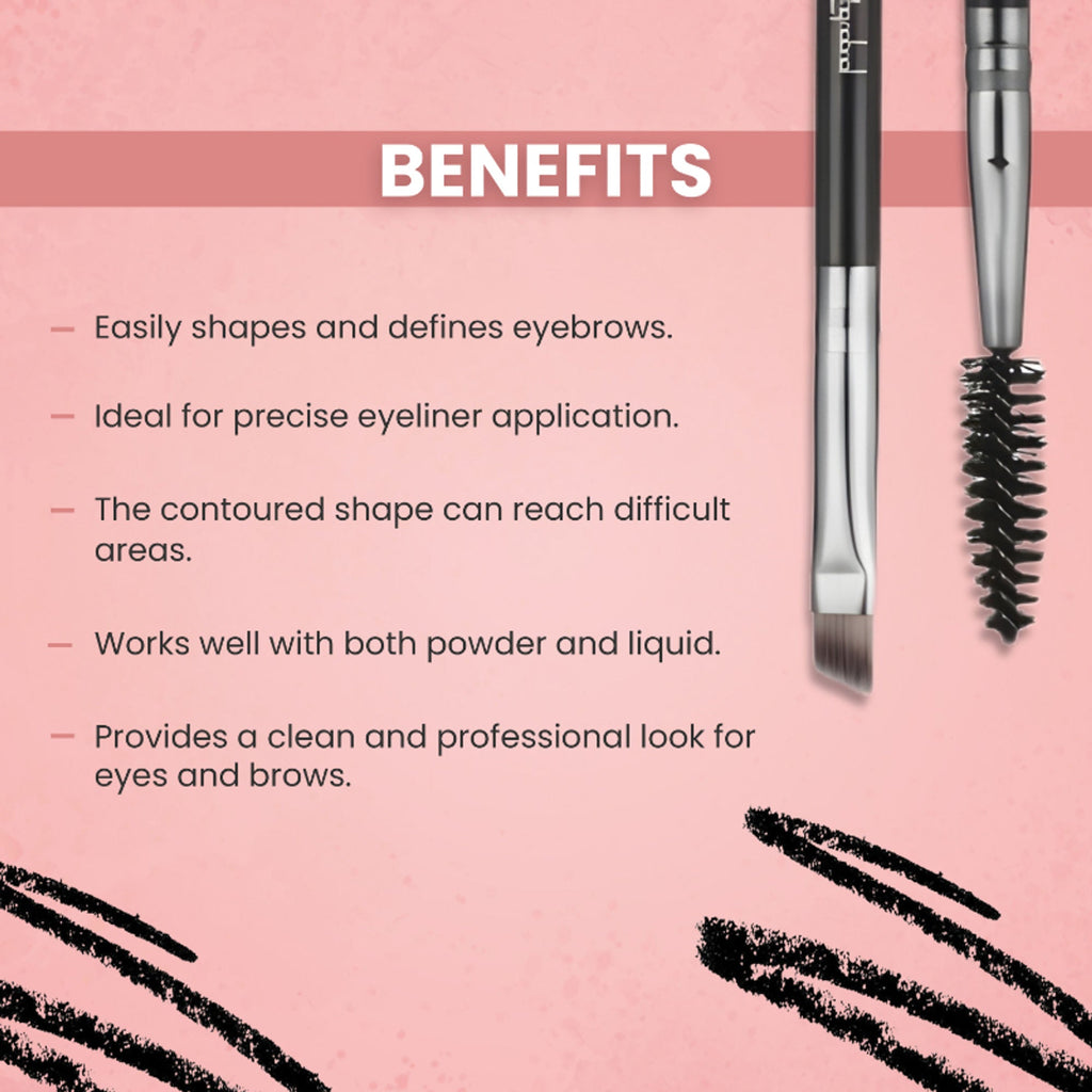 London Prime HD Brow And Angular Brush-LP313 ( Formerly London Pride Cosmetics )