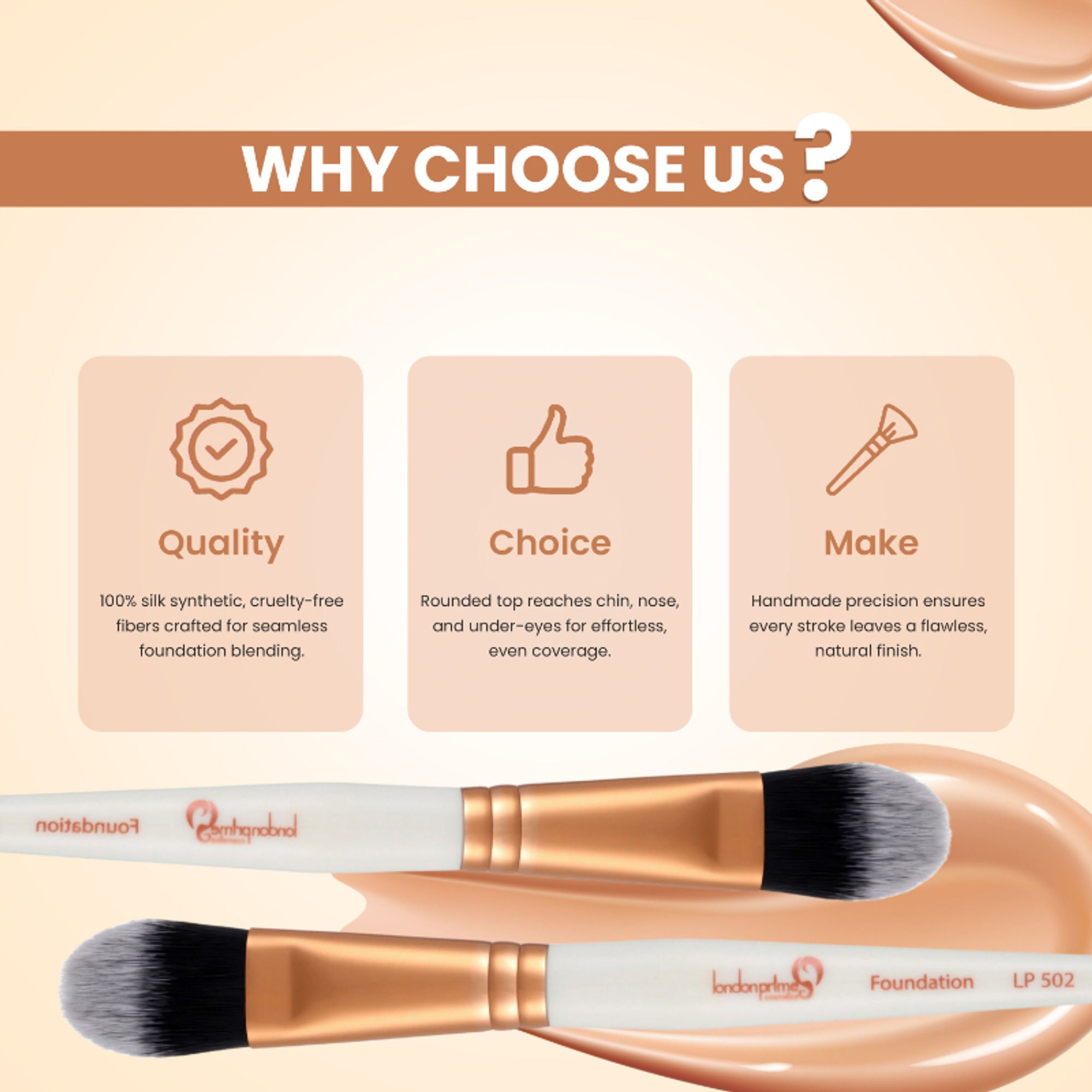 London Prime Cosmetics GS Foundation Brush