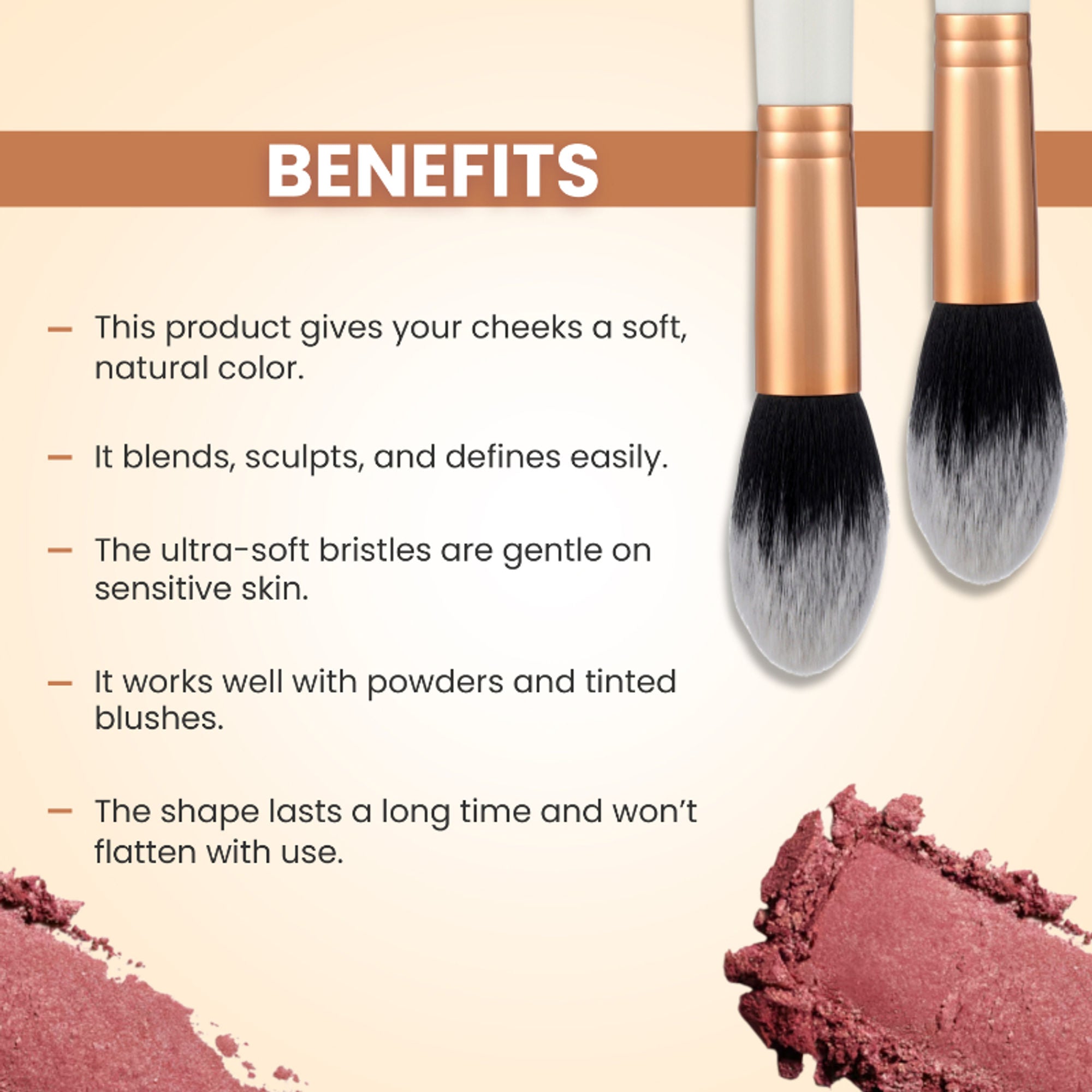 London Prime Cosmetics GS Blush Brush