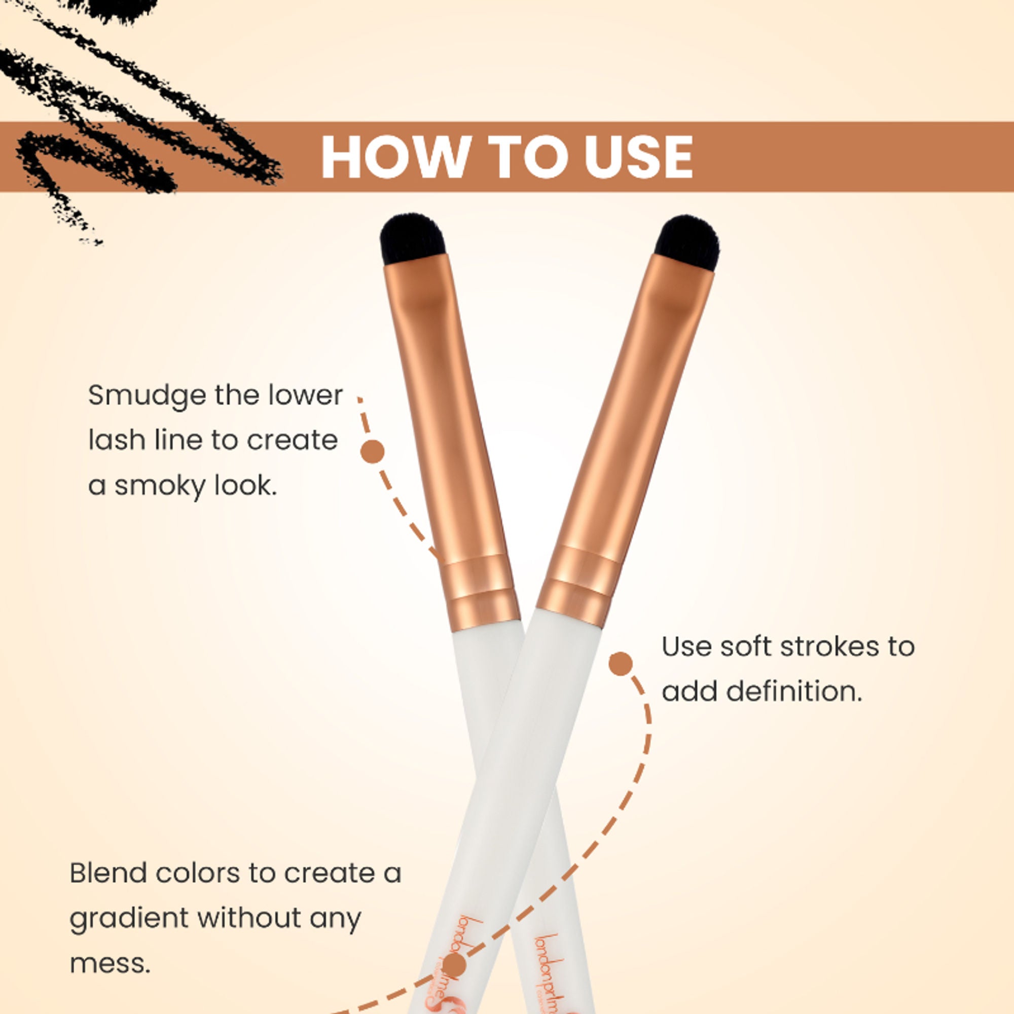London Prime Gs Smudger Eyeshadow Brush