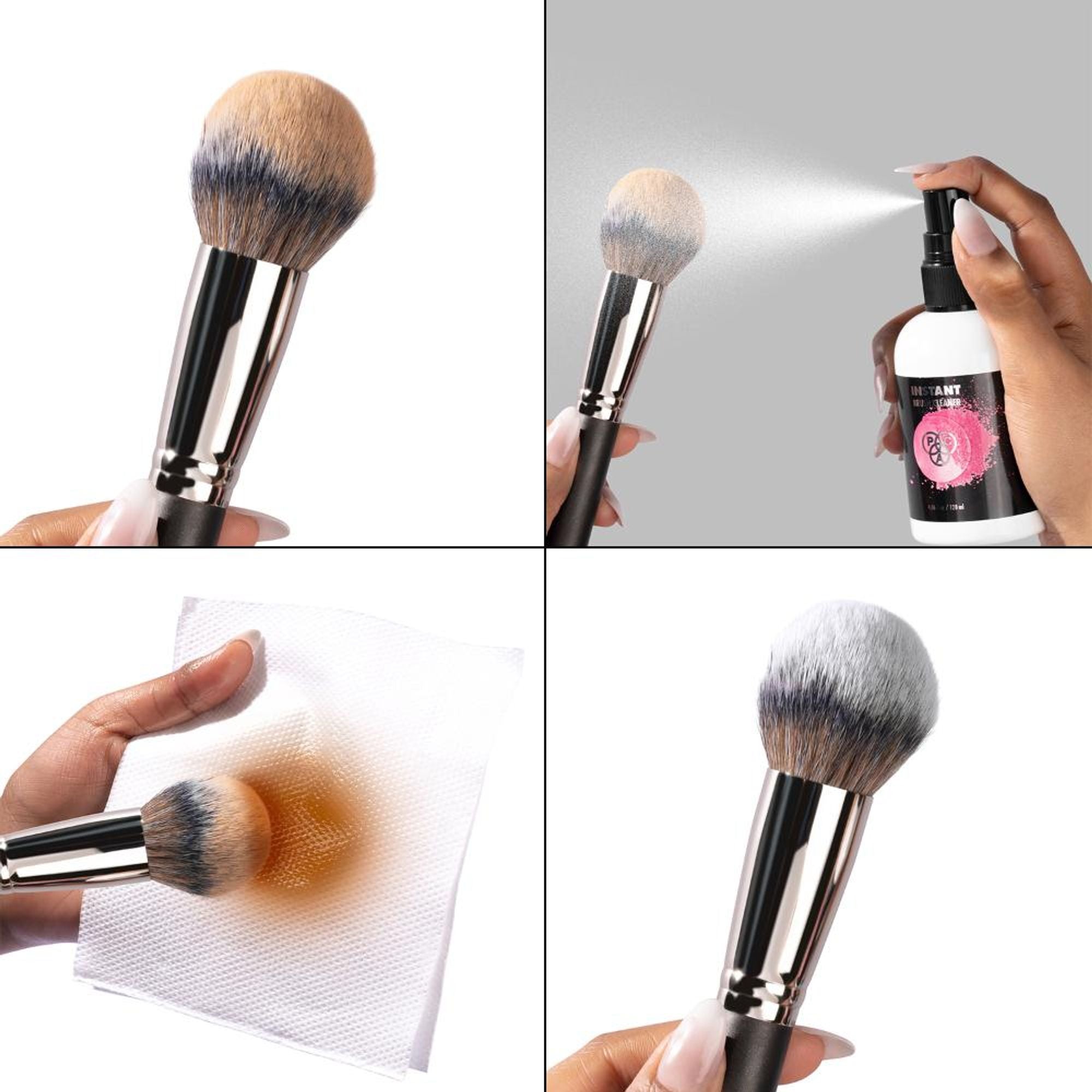 PAC Studio Instant Brush Cleaner - 2 Minute Cleaner, Waterless Hassle Free Cleaning, Brush Instantly Ready
