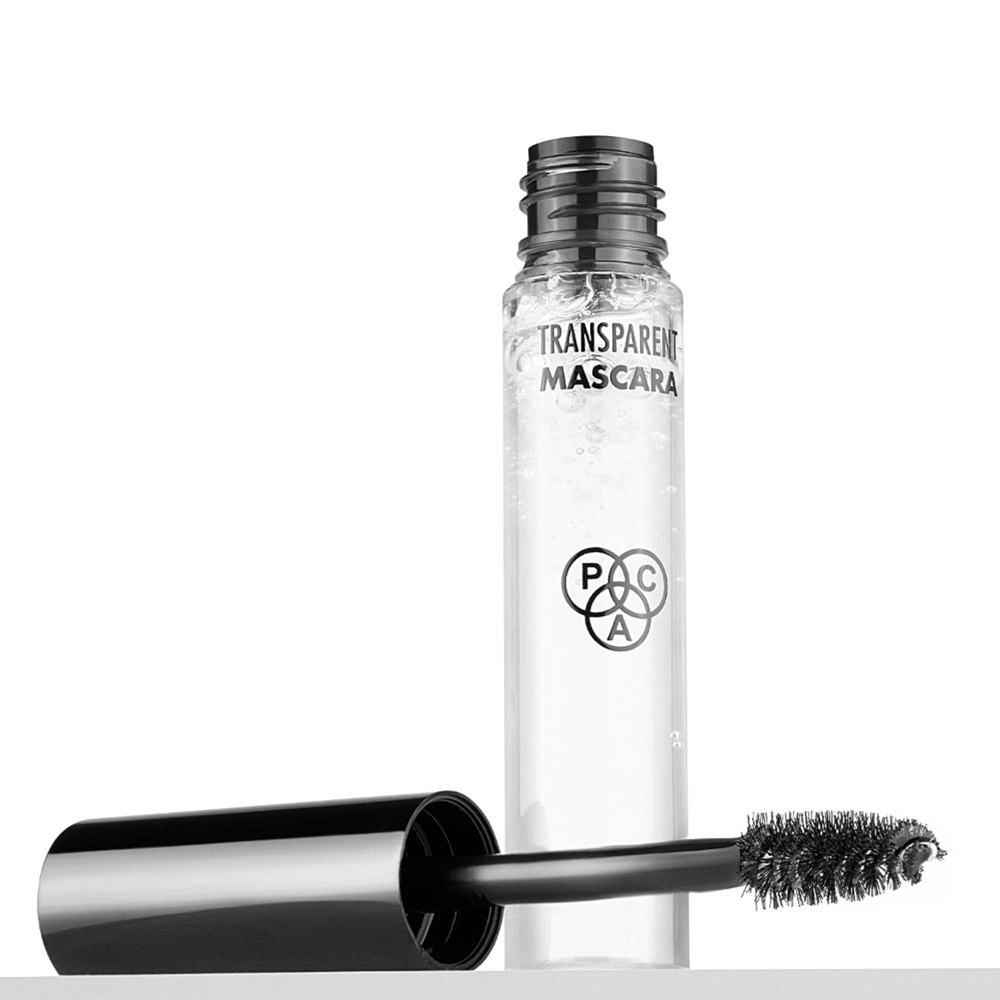 PAC Studio Transparent Mascara - Holds Lashes & Eyebrows All Day Long, Clump-Free & Clear Gel Mascara